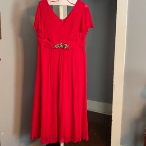 Red Dress-worn once❤️